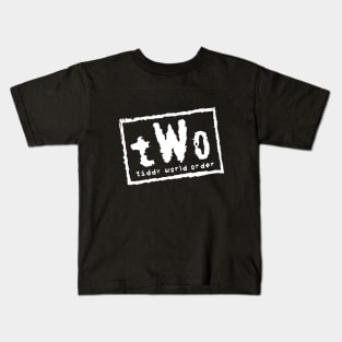 tWo Tiddy World Order shirt Kids T-Shirt